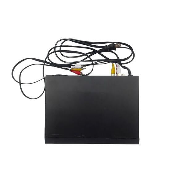 Sanyo FWDP105F Black DVD Player 12ft AV Cords Included No Remote Tested Works - Picture 3 of 4